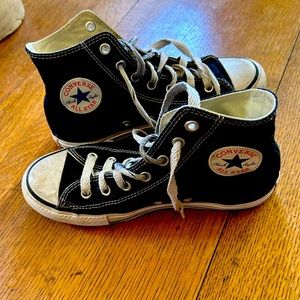 Converse black hightop boys 3